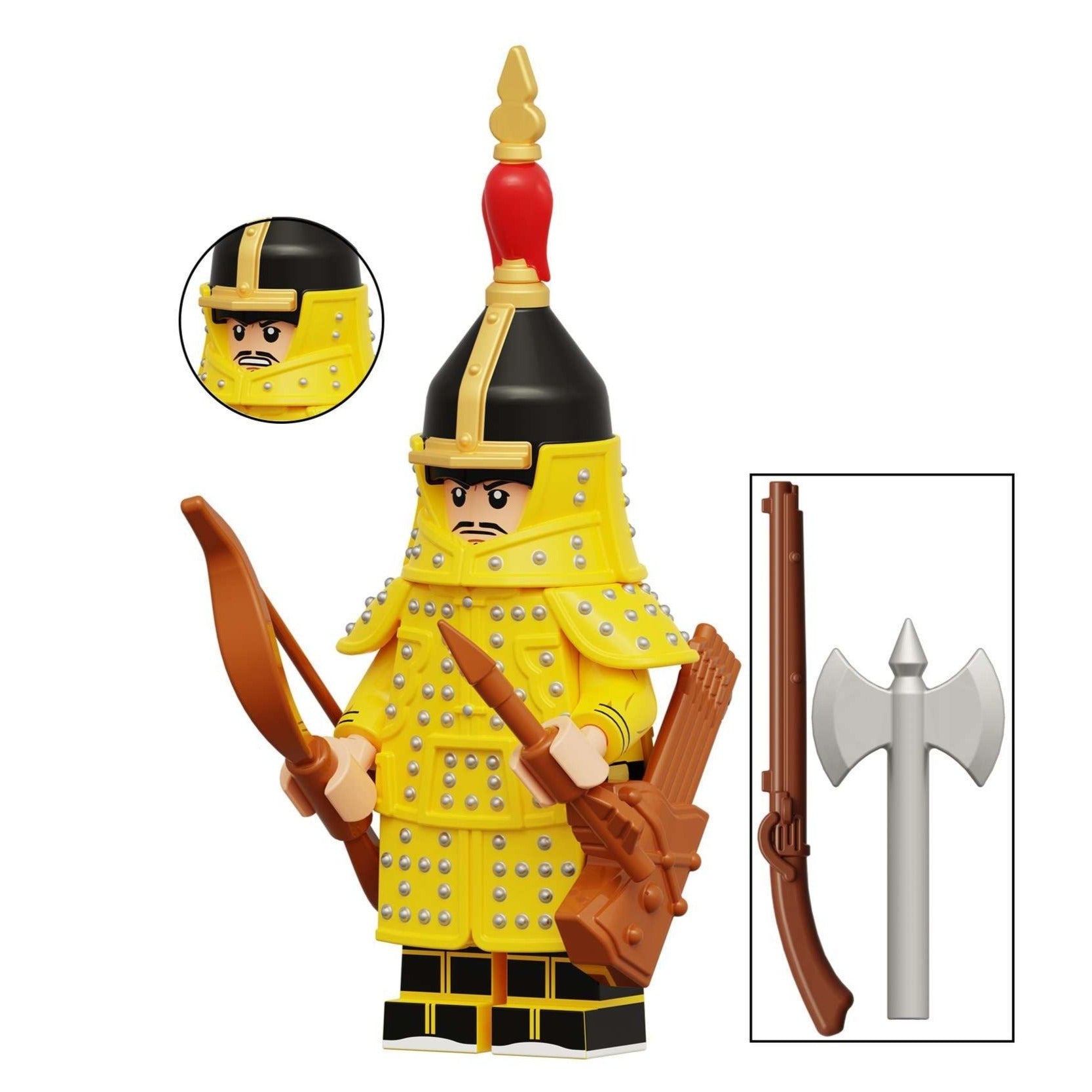 Plain Yellow Banner Manchu Eight Banners Army Minifigure1