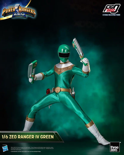 Power Rangers Zeo FigZero Action Figure 1/6 Ranger IV Green 30cm9
