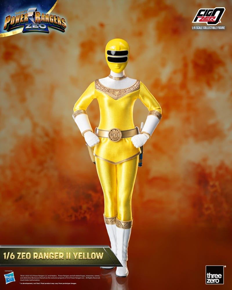 Power Rangers Zeo FigZero Action Figure 1/6 Ranger II Yellow 30cm1