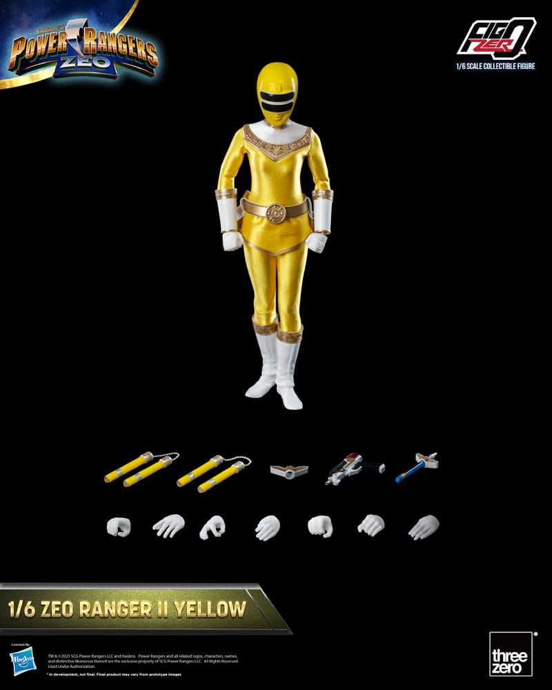 Power Rangers Zeo FigZero Action Figure 1/6 Ranger II Yellow 30cm2