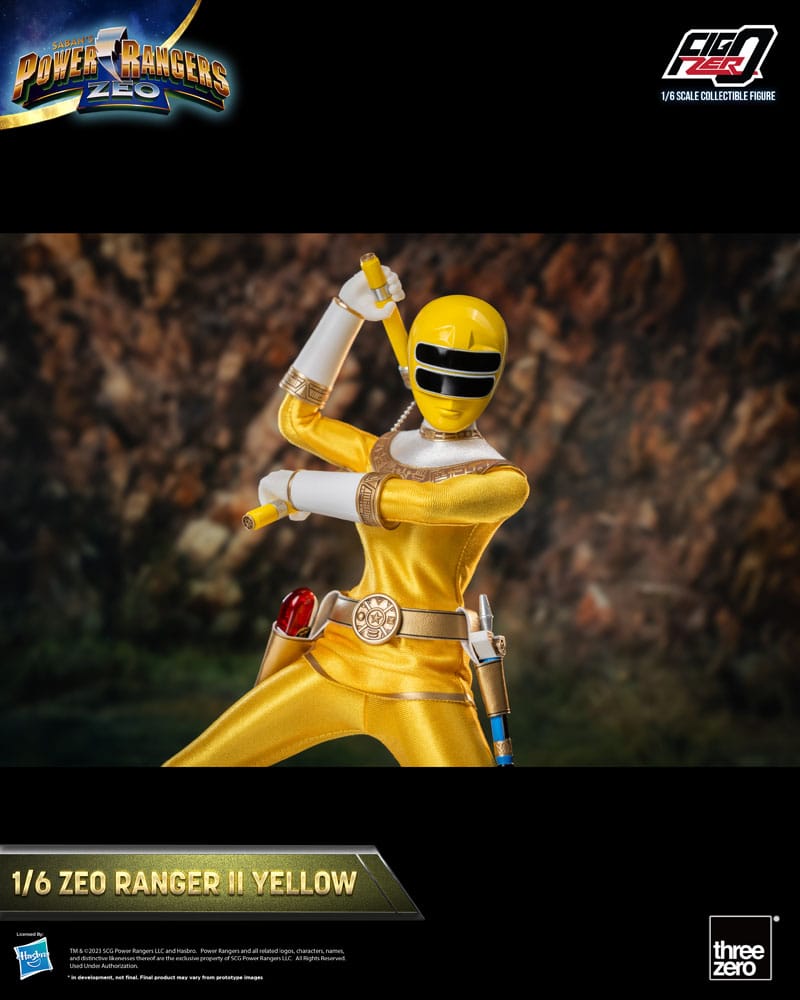 Power Rangers Zeo FigZero Action Figure 1/6 Ranger II Yellow 30cm10