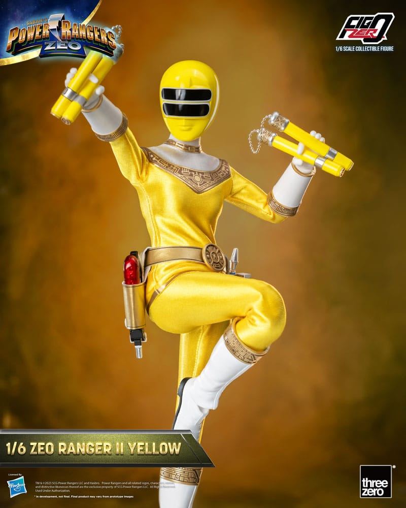 Power Rangers Zeo FigZero Action Figure 1/6 Ranger II Yellow 30cm5