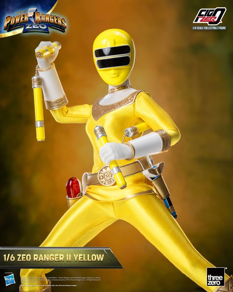 Power Rangers Zeo FigZero Action Figure 1/6 Ranger II Yellow 30cm4