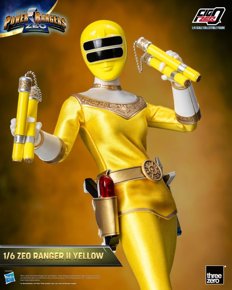 Power Rangers Zeo FigZero Action Figure 1/6 Ranger II Yellow 30cm6