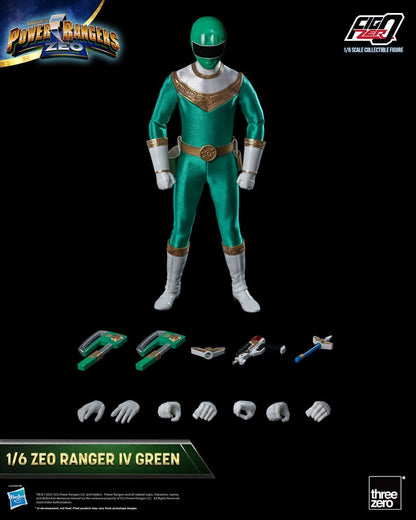 Power Rangers Zeo FigZero Action Figure 1/6 Ranger IV Green 30cm2