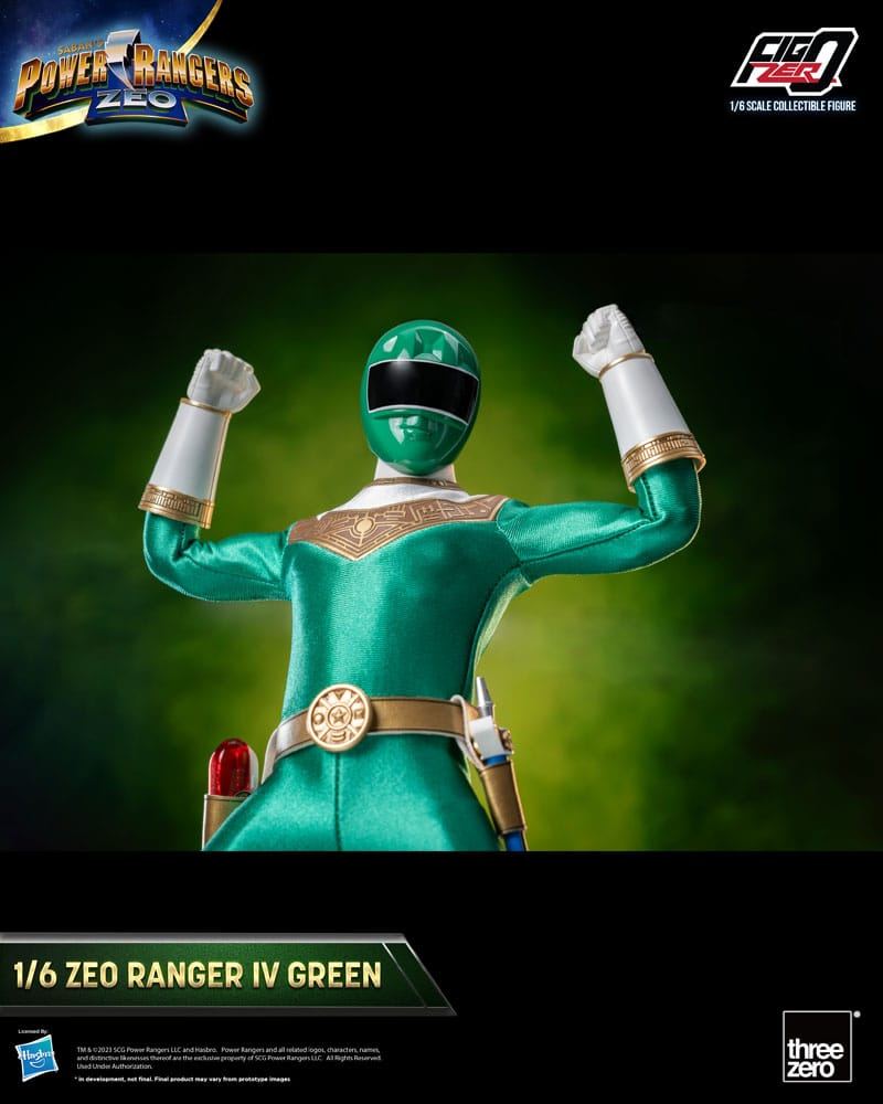 Power Rangers Zeo FigZero Action Figure 1/6 Ranger IV Green 30cm3