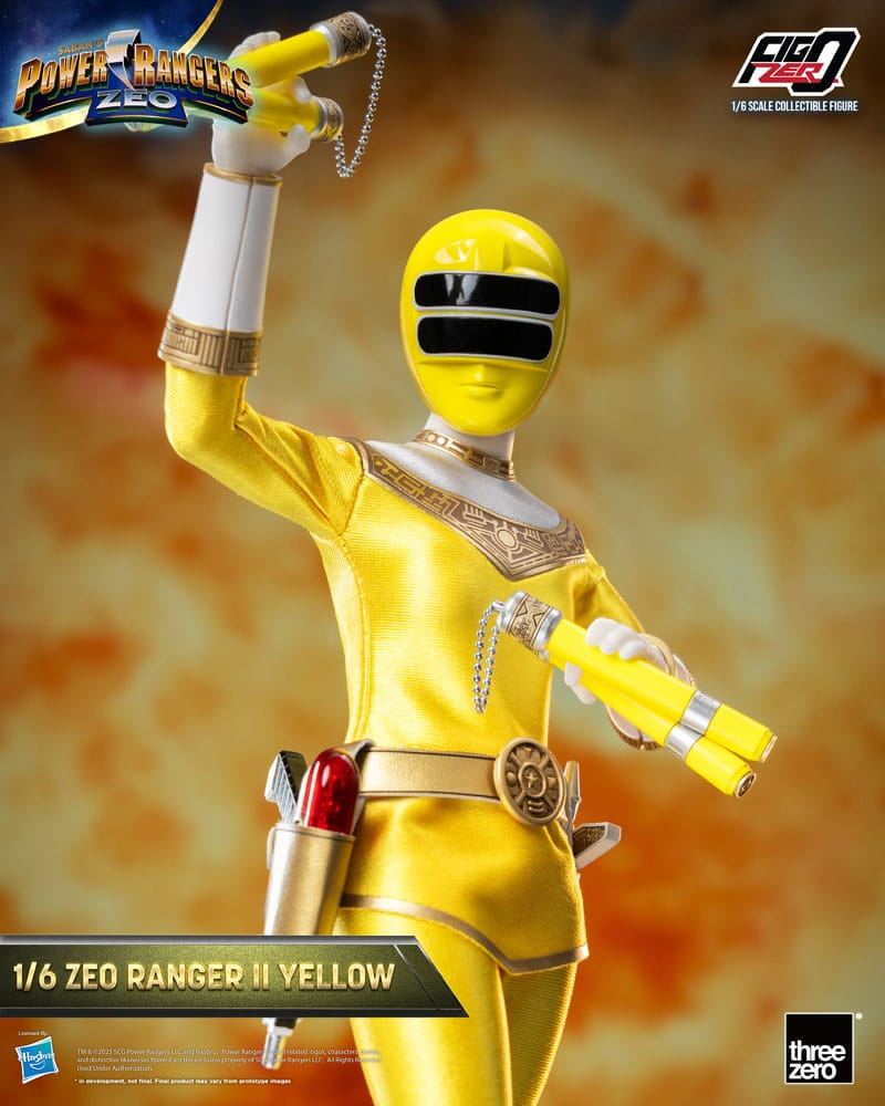 Power Rangers Zeo FigZero Action Figure 1/6 Ranger II Yellow 30cm3