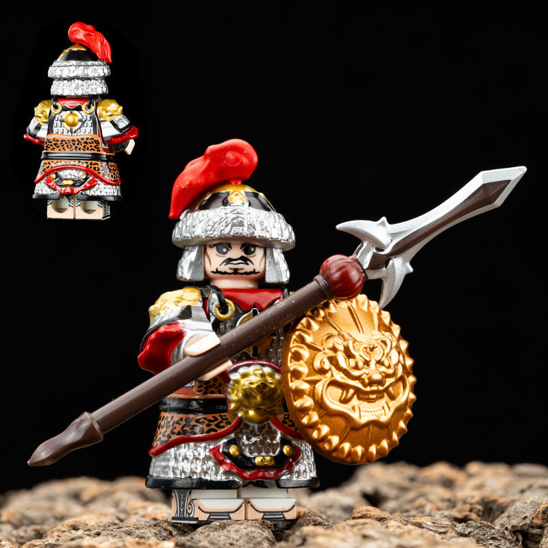 Song Dynasty Soldier Spear Custom Minifigure2