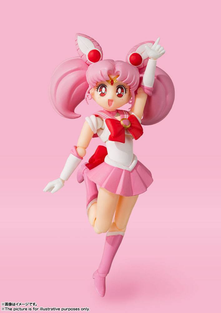 Sailor Moon S.H. Figuarts Action Figure Sailor Chibi Moon Animation Colour Edition 10cm5