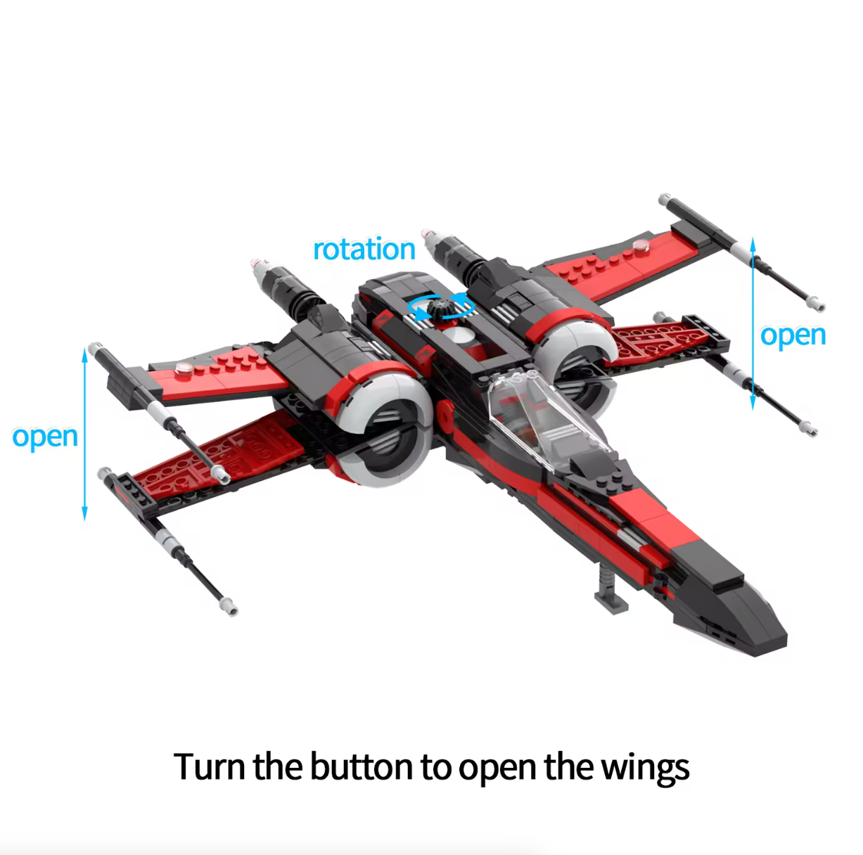 Inferno Squad X-Wing Fighter Custom Star Wars MOC5