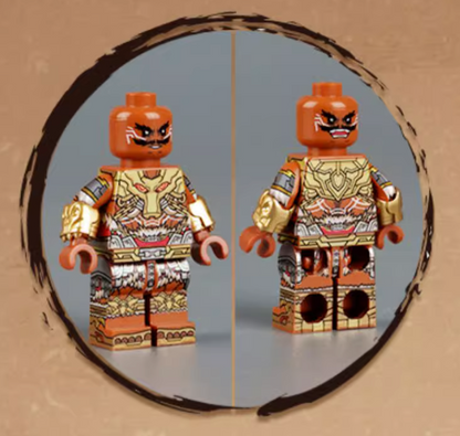Meng Huo Yue Barbarian Tribal Leader Custom Minifigure4