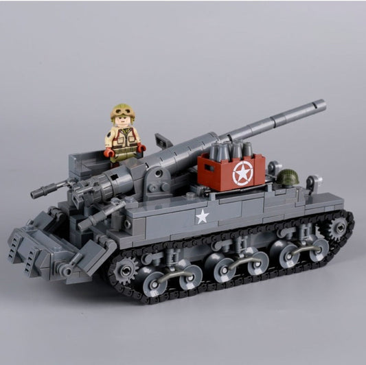 WW2 US Army M12 Gun Motor Carriage (GMC)1