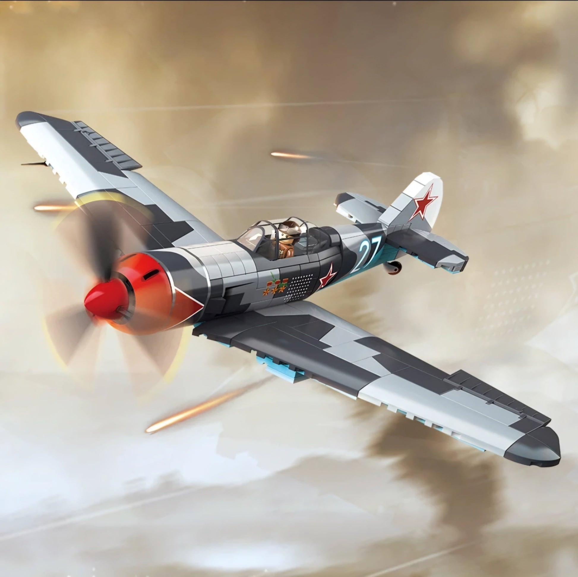 WW2 Soviet Air Force LA-7 Fin Fighter1