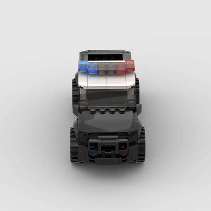Police Pick Up Truck Custom Car MOC4