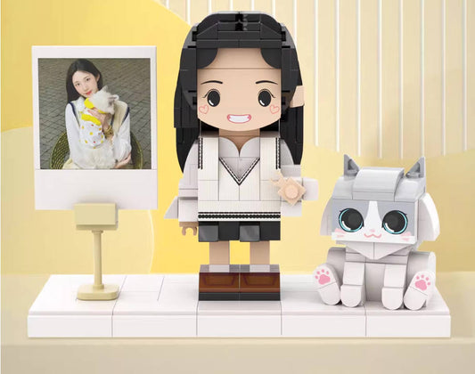 Freeze Time DIY building block dolls