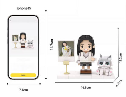 Freeze Time DIY building block dolls