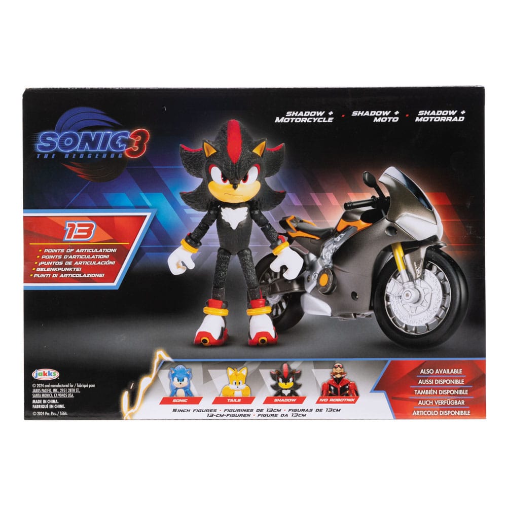 Sonic - The Hedgehog Movie 3 Action Figure with Vehicle 13cm10