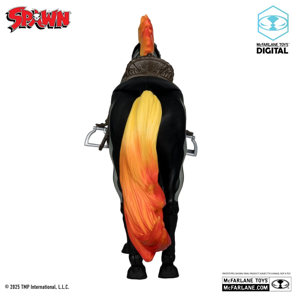 Spawn Action Figure Bloodaxe with Horse (Spawn: The Dark Ages) (McFarlane Toys 30th Anniversary) (Gold Label) 18cm8