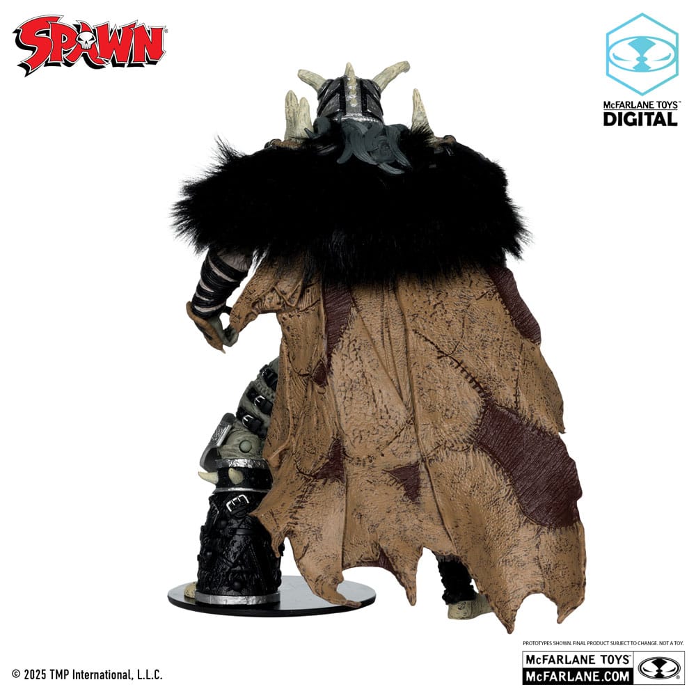 Spawn Action Figure Bloodaxe with Horse (Spawn: The Dark Ages) (McFarlane Toys 30th Anniversary) (Gold Label) 18cm6