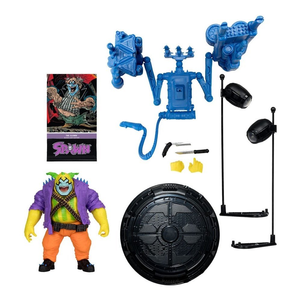 Spawn Action Figure The Clown (Black Light Edition) (Gold Label) 30cm2