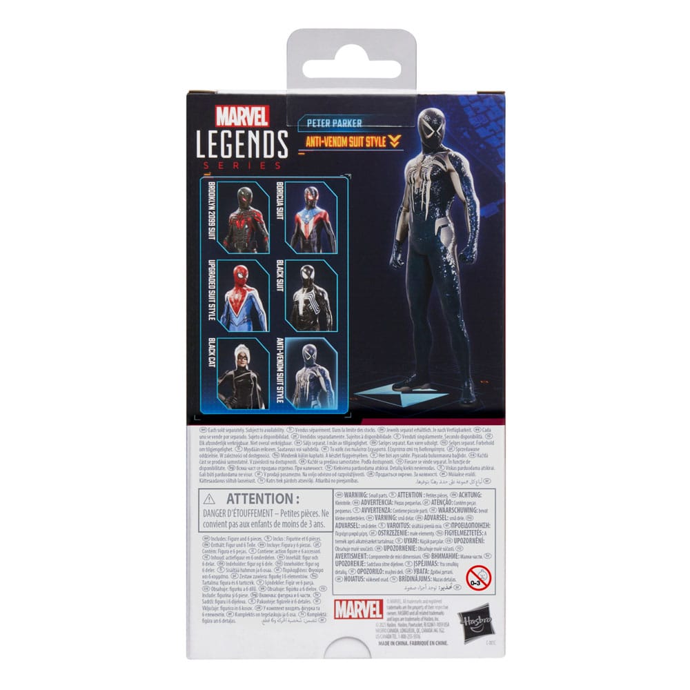Spider-Man 2 Marvel Legends Gamerverse Action Figure Peter Parker (Anti-Venom Suit Style) 15cm2