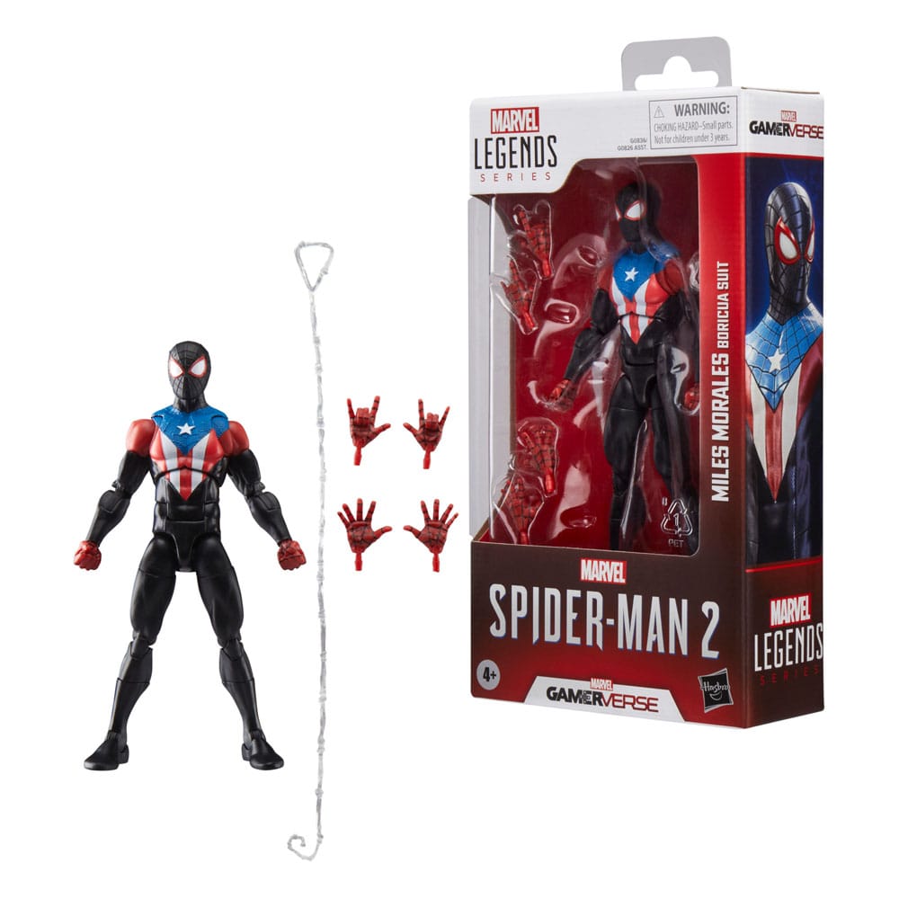Spider-Man 2 Marvel Legends Gamerverse Action Figure Miles Morales (Boricua Suit) 15cm3