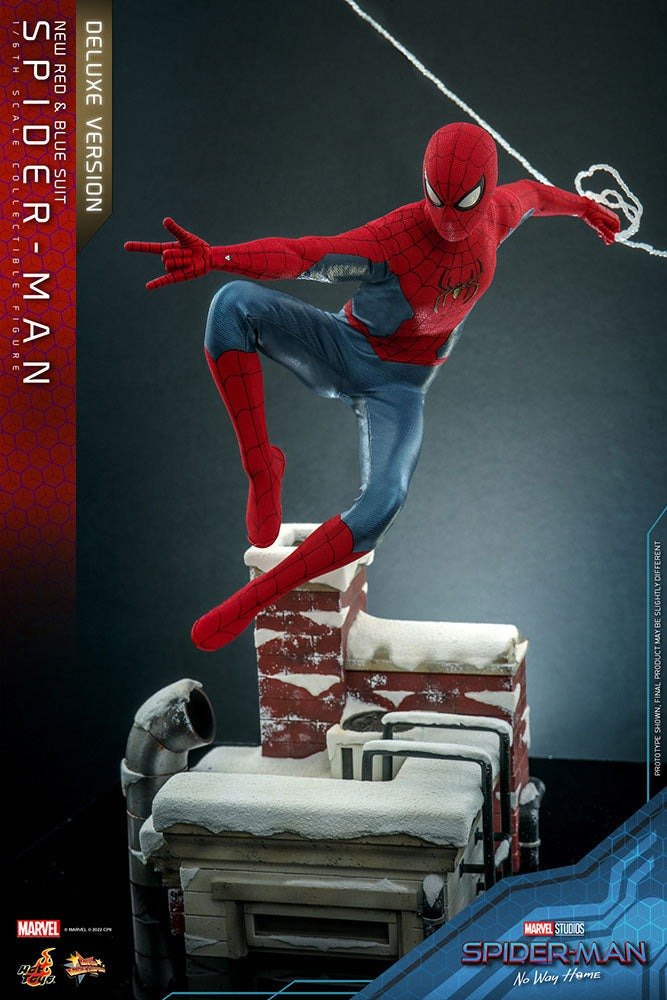 Spider-Man: No Way Home Movie Masterpiece Action Figure 1/6 Spider-Man (New Red and Blue Suit) (Deluxe Version) 28cm3