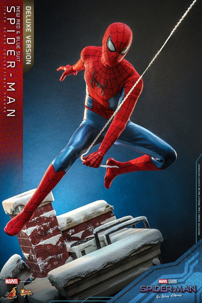 Spider-Man: No Way Home Movie Masterpiece Action Figure 1/6 Spider-Man (New Red and Blue Suit) (Deluxe Version) 28cm4