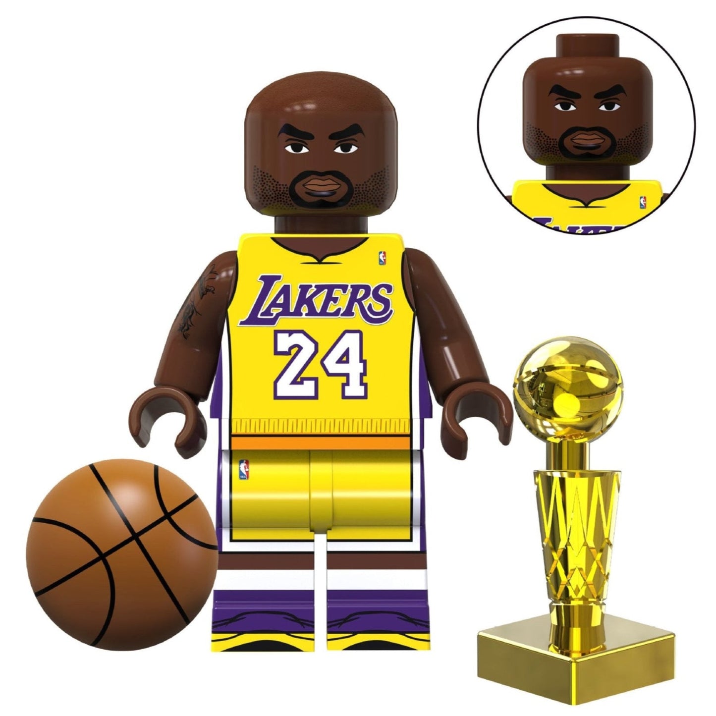 Kobe Bryant Custom Basketball Star Minifigure1