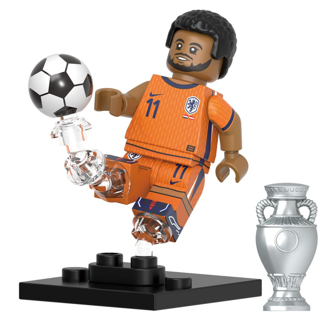 Cody Gakpo (Netherlands) Custom Football Player Minifigure1