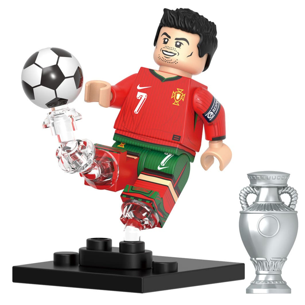 Cristiano Ronaldo (Portugal) Custom Football Player Minifigure1
