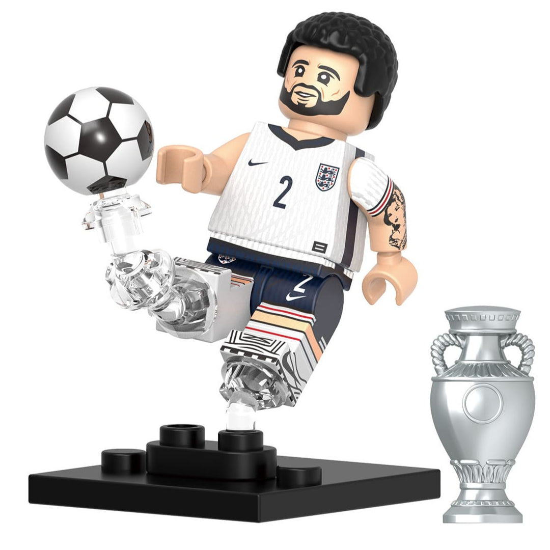 Kyle Walker (England) Custom Football Player Minifigure1