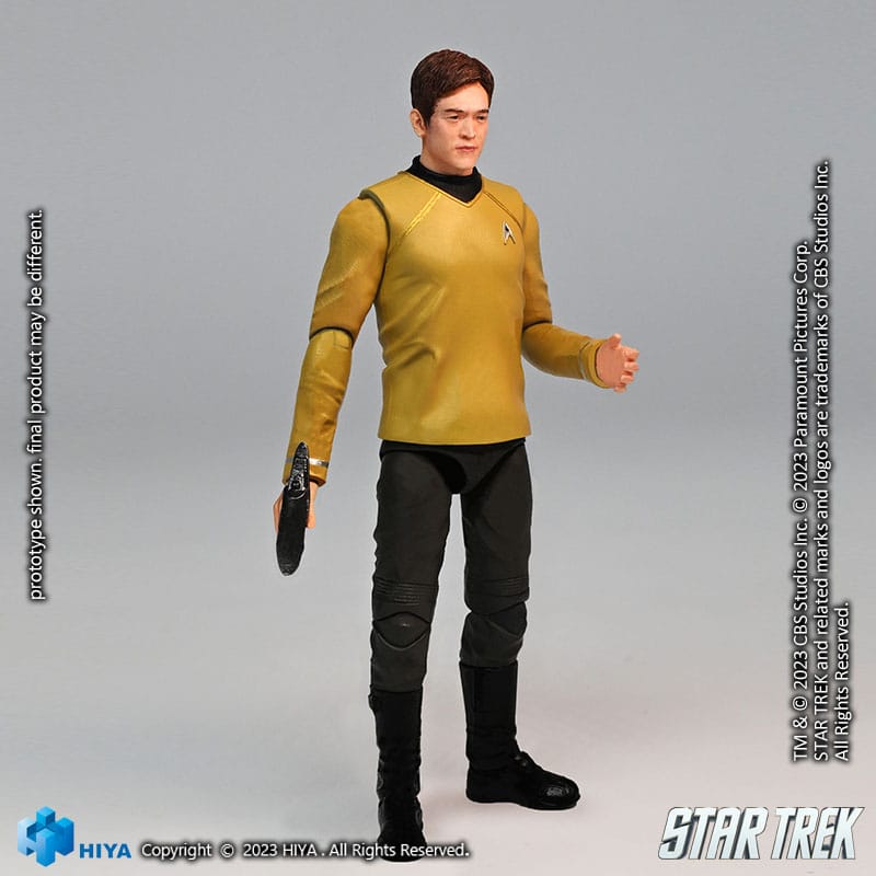 Star Trek Exquisite Mini Action Figure 1/18 Star Trek 2009 Sulu 10cm6