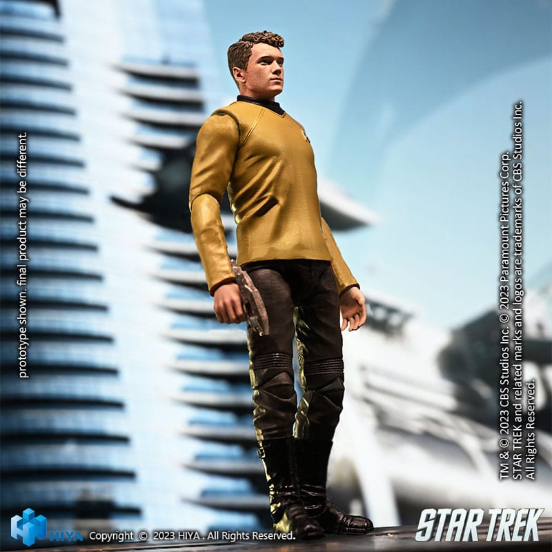 Star Trek Exquisite Mini Action Figure 1/18 Star Trek 2009 Chekov 10cm8