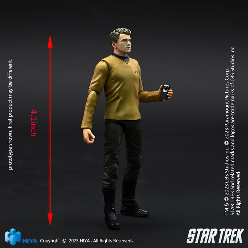 Star Trek Exquisite Mini Action Figure 1/18 Star Trek 2009 Chekov 10cm11