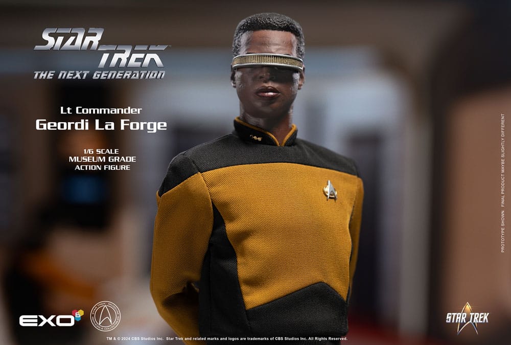 Star Trek: The Next Generation Action Figure 1/6 Lt. Commander Geordi La Forge (Essentials Version) 28cm5