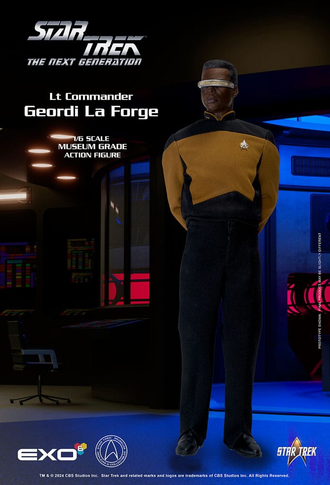 Star Trek: The Next Generation Action Figure 1/6 Lt. Commander Geordi La Forge (Essentials Version) 28cm8