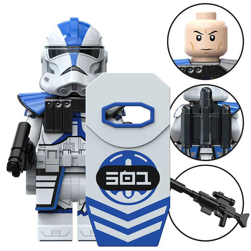 501st Clone Trooper Custom Star Wars Minifigure1