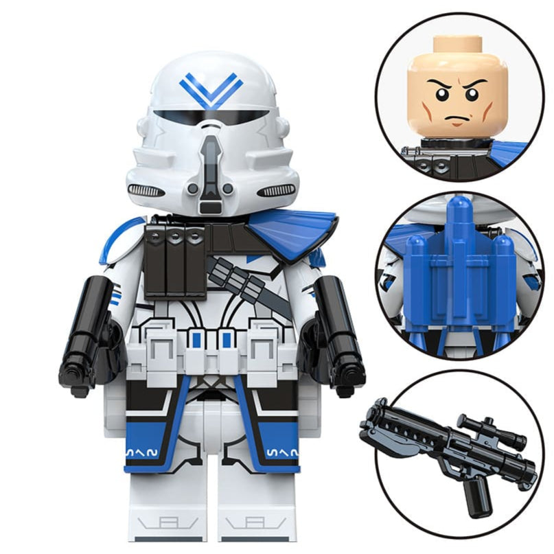 501st Legion Airborne Trooper Custom Star Wars Minifigure1
