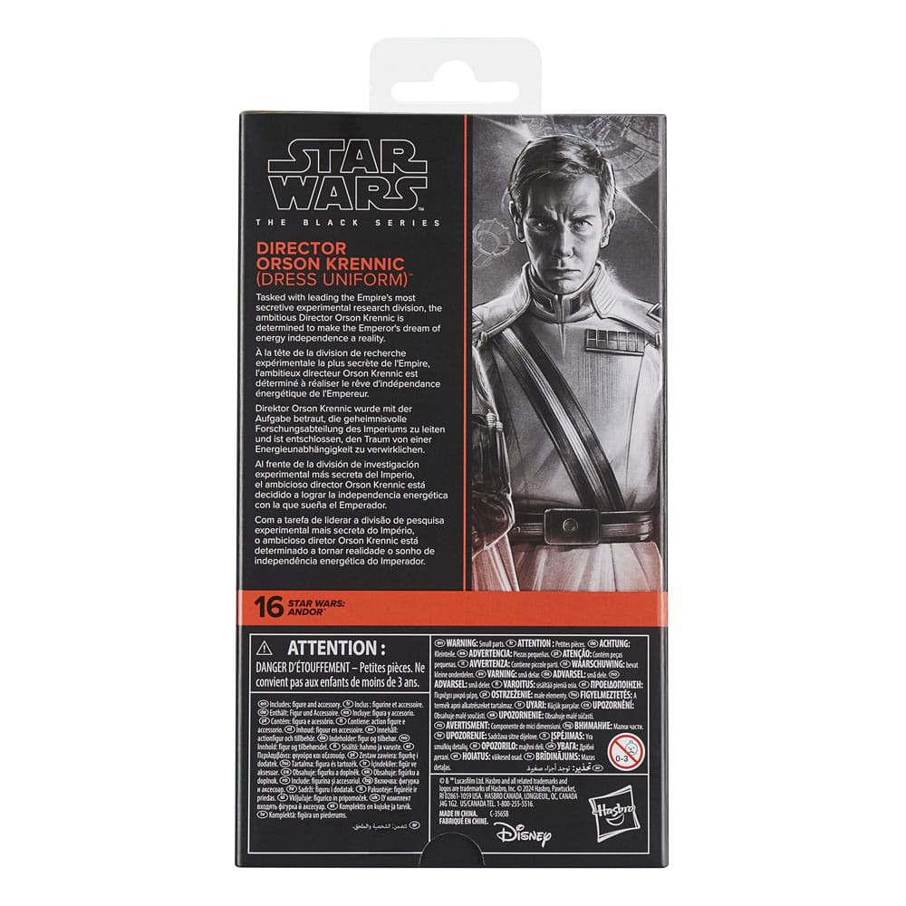 Star Wars: Andor Black Series Action Figure Director Orson Krennic (Dress Uniform) 15cm4