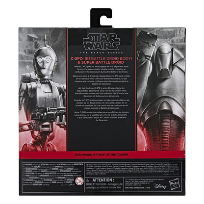 Star Wars Episode II Black Series Action Figure 2-Pack C-3PO (B1 Battle Droid Body) & Super Battle Droid 15cm10