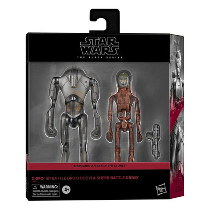 Star Wars Episode II Black Series Action Figure 2-Pack C-3PO (B1 Battle Droid Body) & Super Battle Droid 15cm2