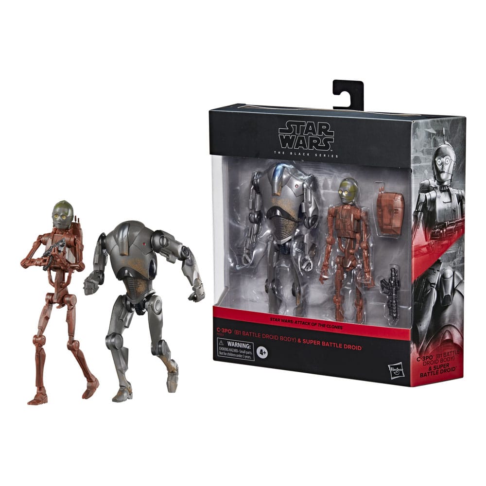 Star Wars Episode II Black Series Action Figure 2-Pack C-3PO (B1 Battle Droid Body) & Super Battle Droid 15cm3