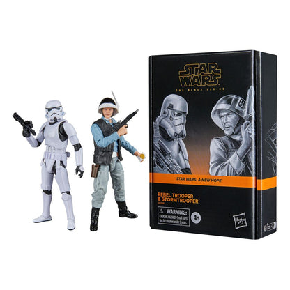 Star Wars Episode IV Black Series Action Figure 2-Pack Rebel Trooper & Stormtrooper 15cm3