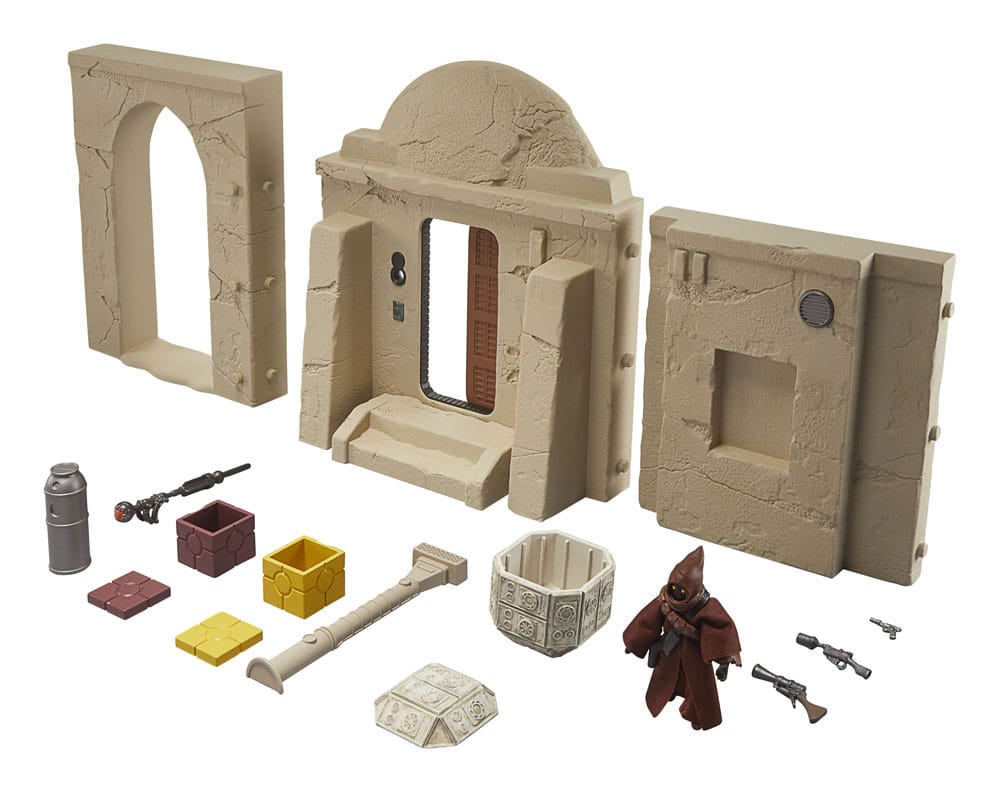 Star Wars Episode IV Vintage Collection Playset Streets of Mos Eisley with Jawa Action Figure8