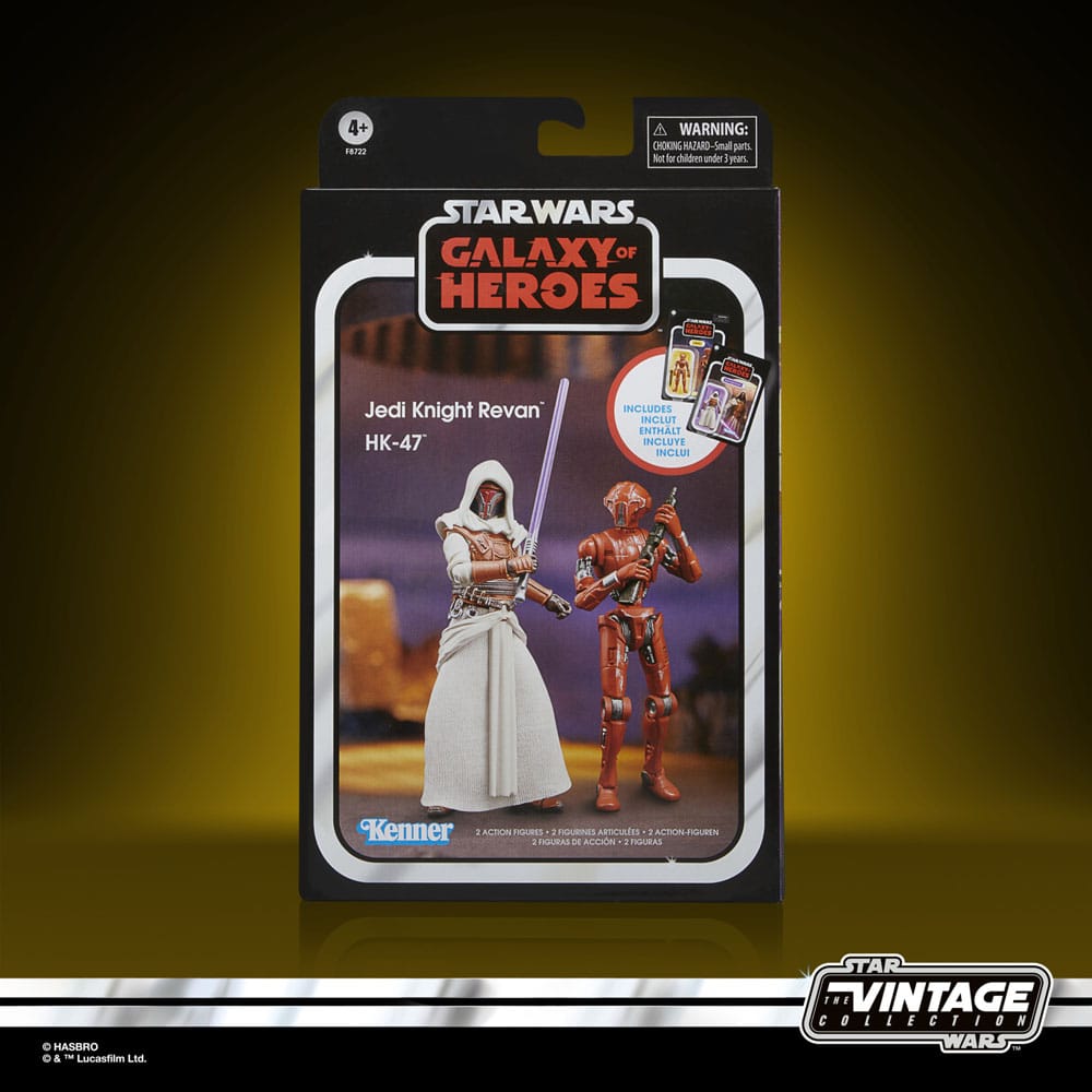 Star Wars: Galaxy of Heroes Vintage Collection Action Figure 2-Pack Jedi Knight Revan & HK-47 10cm2