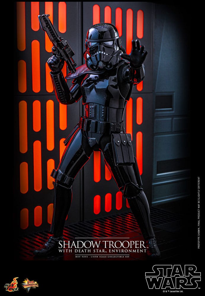 Star Wars Movie Masterpiece Action Figure 1/6 Shadow Trooper with Death Star Environment 30cm3