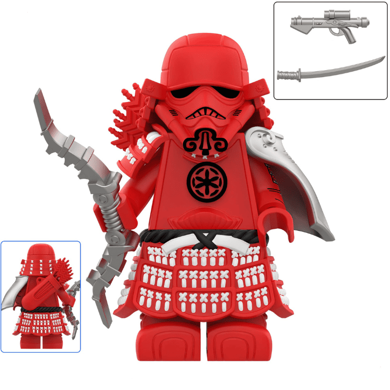 Red Samurai Stormtrooper custom Star Wars Minifigure1