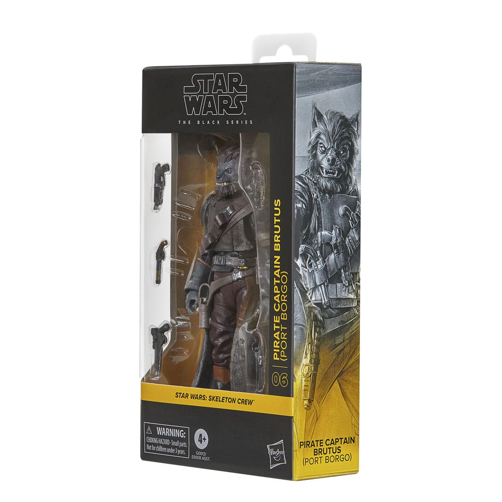 Star Wars: Skeleton Crew Black Series Action Figure Pirate Capitaine Brutus (Port Borgo) 15cm3