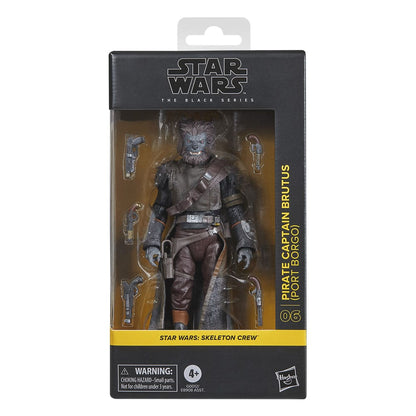 Star Wars: Skeleton Crew Black Series Action Figure Pirate Capitaine Brutus (Port Borgo) 15cm2